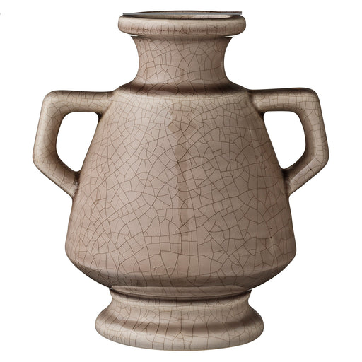 Rosia Decorative Urn Vase Beige