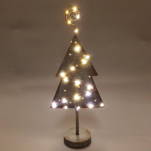 LED Freestanding Metal Christmas Tree - Light up Tree