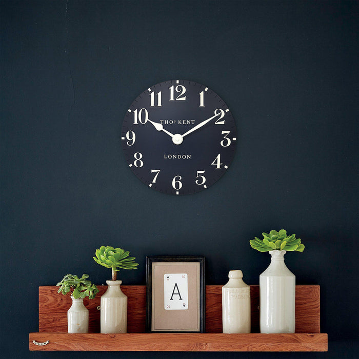 Thomas Kent Arabic Wall Clock - 12 inch Ink