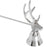 Stag Candle Snuffer In Polished Nickel
