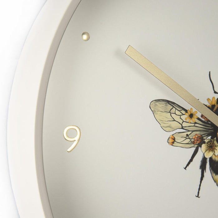 Wall Clock - Bee In Bloom 12" - Thomas Kent DS