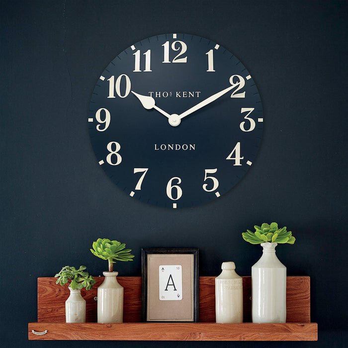 Thomas Kent 20 Inch Wall Clock Arabic Ink DS
