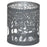 Forest Stag Lanterns Silver Grey Candle Holders - 3 Sizes