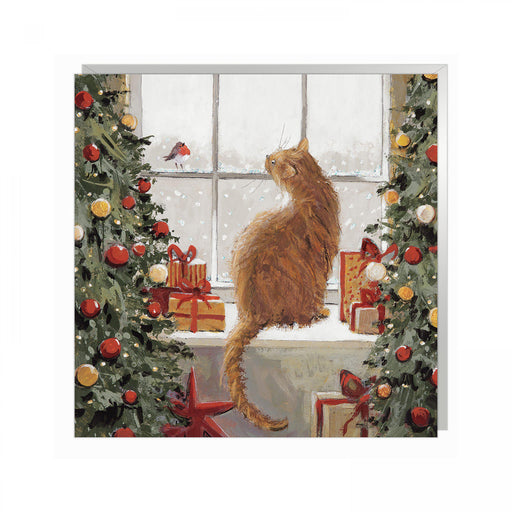 Cat Christmas Cards - A Special Visit - Pack of 6