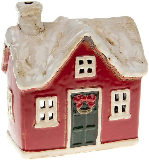 Christmas Cornish Village Pottery Lantern Traditional House