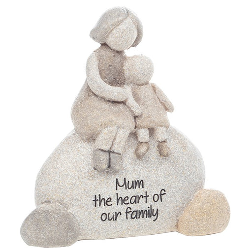 Mum Gift - Pebble Pals - Mum the heart of our family