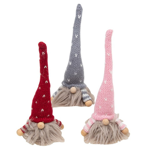 Mini Furry Gonk - Set of 3 - Pink Grey Red