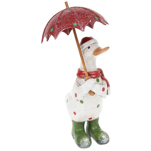 Festive Duck With Xmas Brolly