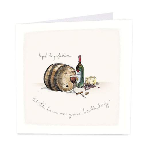 Wine Birthday Card