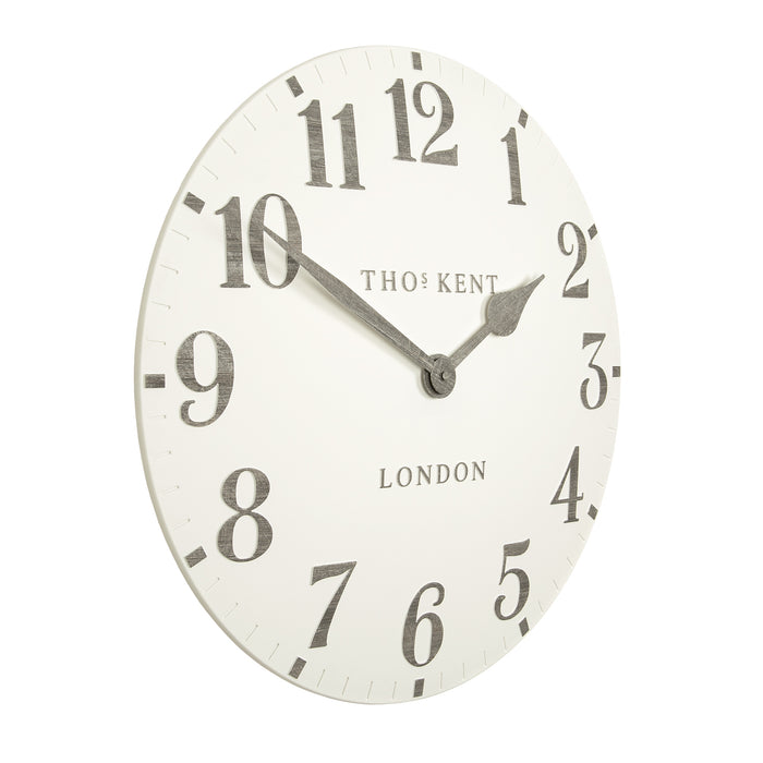 Thomas Kent Arabic Wall Clock - 20inch Limestone DS