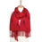 Red Stag Scarf, Thick Pashmina Style