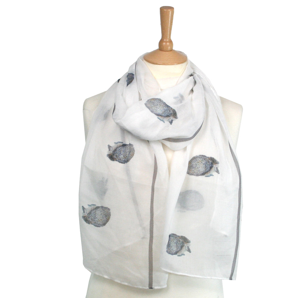 Hedgehog Scarf - Designed by British Artist Kat Jackson, Supporting Animal Charities