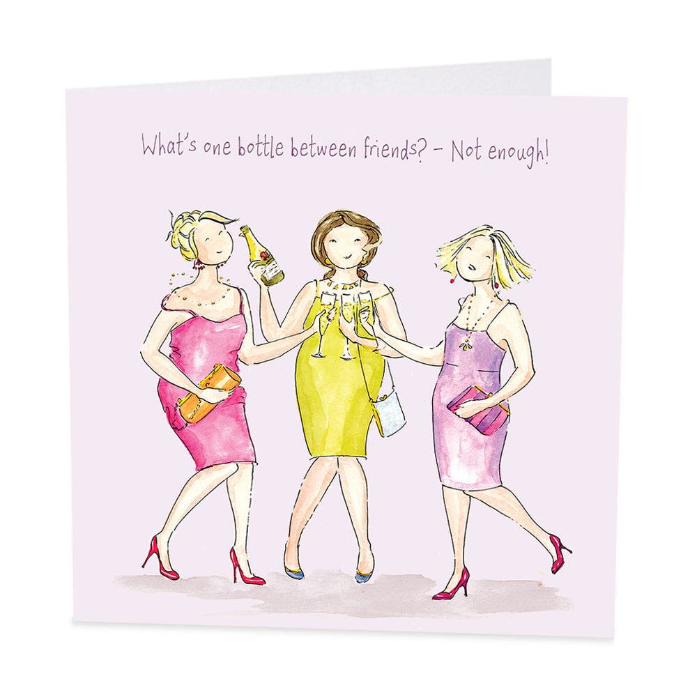 Wine Card - What's one bottle between friends?