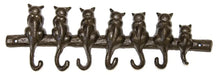 Cat Tail Key / Coat Hooks - Cast Iron - GingerInteriors.co.uk