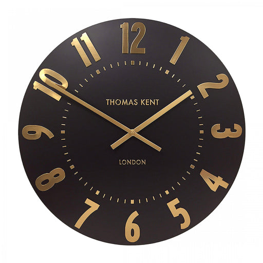 Thomas Kent Mulberry Onyx Gold Wall Clock - 20inch DS