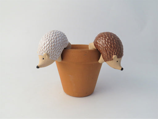 Hedgehog Pot Planter Pair