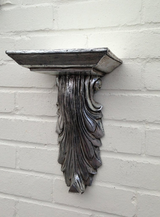 Antique Silver Plinth - Small Silver Wall Plinth