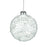 White glass bauble