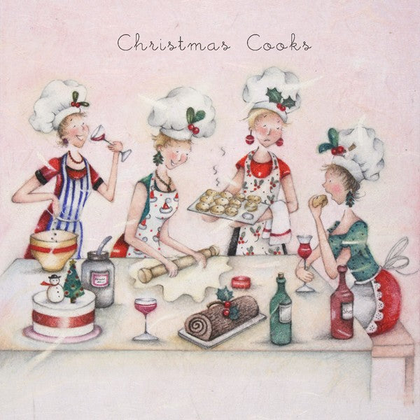 Christmas Card - Christmas Cooks - Berni Parker