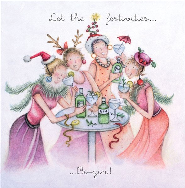 Gin Christmas Card