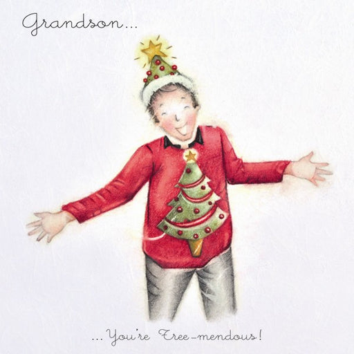 Grandson Christmas card