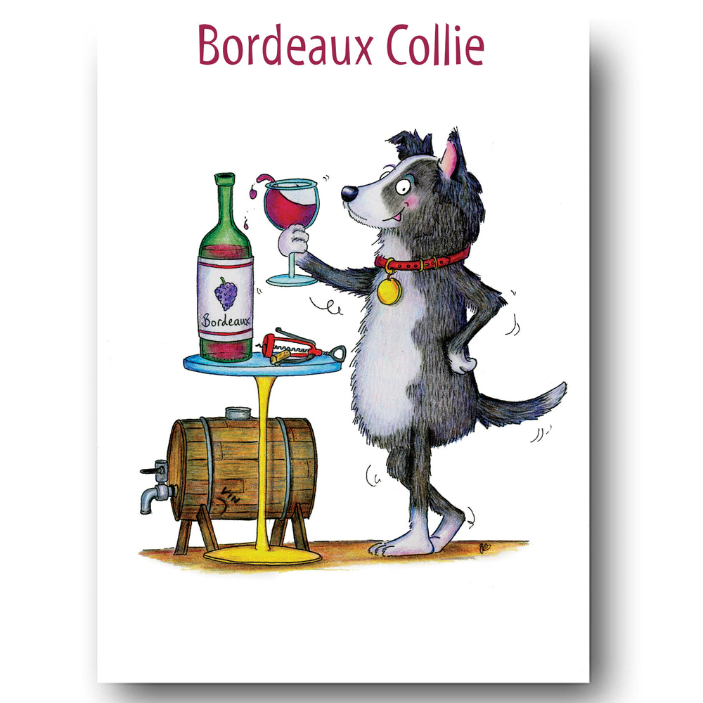 Dog Card - Bordeaux Collie