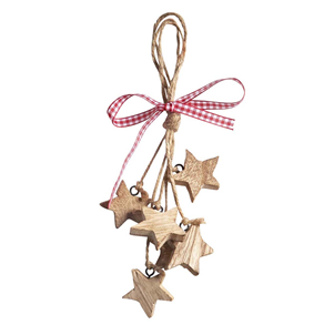 Mini Wooden Stars Cluster Hanging Decoration