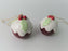 Christmas Pudding Pair - Ceramic Hanging Christmas Tree Decorations