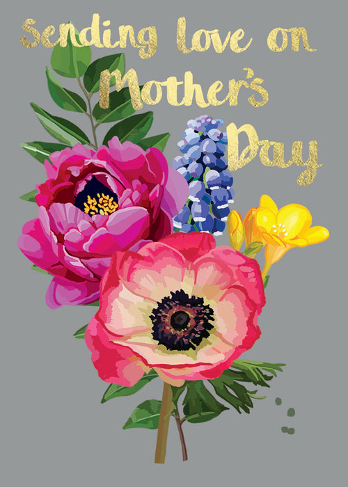 Sending Love on Mother's Day - Gold Foil Detail, Sarah Kelleher