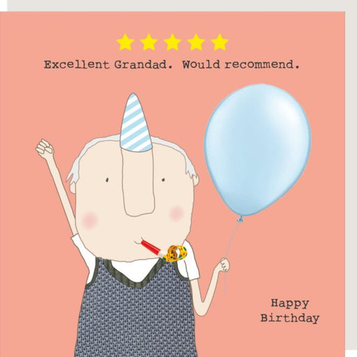 5 Star Grandad - Rosie Made A Thing Greeting Card