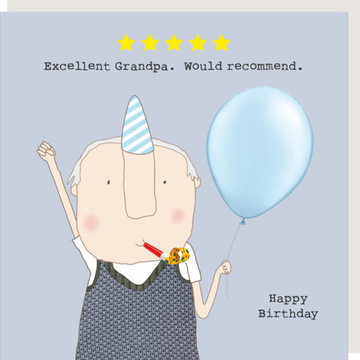 5 Star Grandpa - Rosie Made A Thing Greeting Card