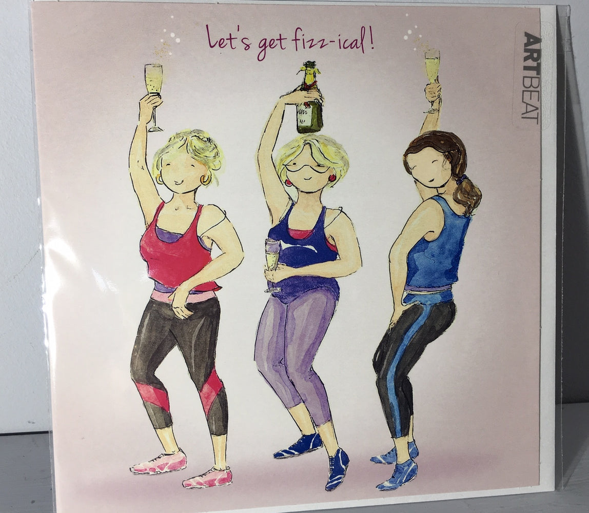 Friend Card - Lets Get Fizz-ical!