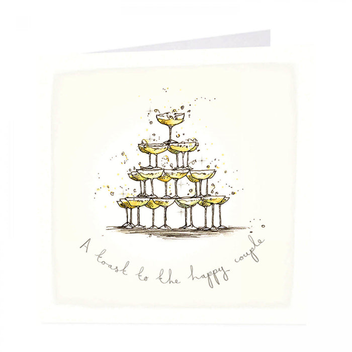 Wedding Card - A toast to the happy couple - Art Beat