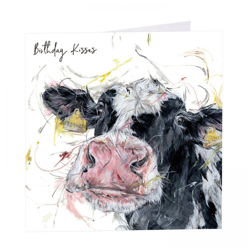 Birthday Kisses - Udderley Gorgeous Cow Card - Art Beat