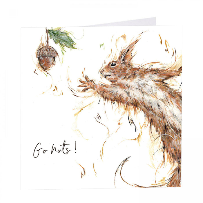 Go Nuts! Almost There Squirrel Card - Art Beat