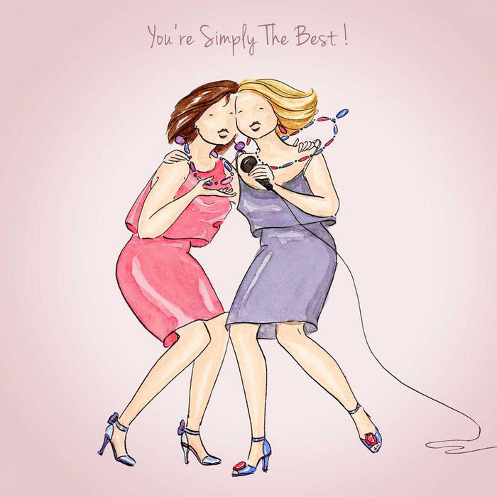 Best Friend Card - You're Simply The Best! - Art Beat