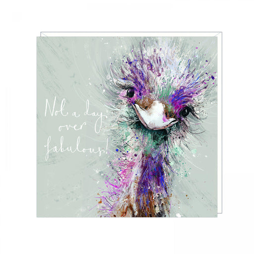 Crazy Bird Card - Not a day over fabulous! - Art Beat