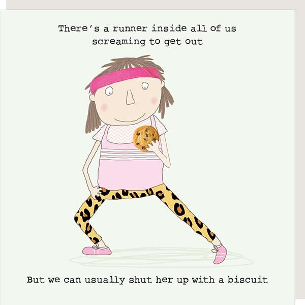 Runner inside all of us - Rosie Made A Thing Greeting Card