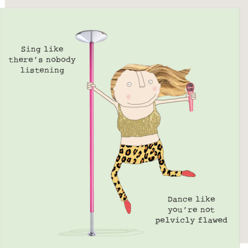 Pelvicly Flawed - Rosie Made A Thing Greeting Card