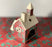 Dutch Village Ceramic Lantern Church - 17cm