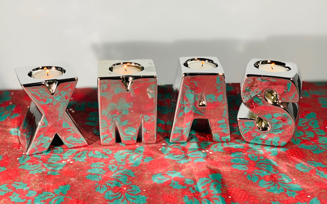 XMAS Letters Tealight Holder