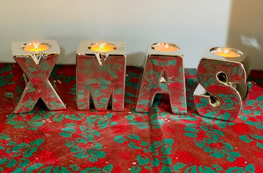 XMAS Letters Tealight Holder
