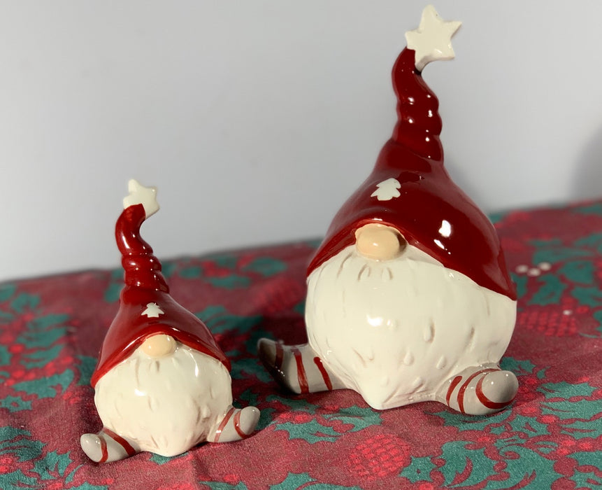 Santa Gonk Ceramic Figure - 2 Sizes
