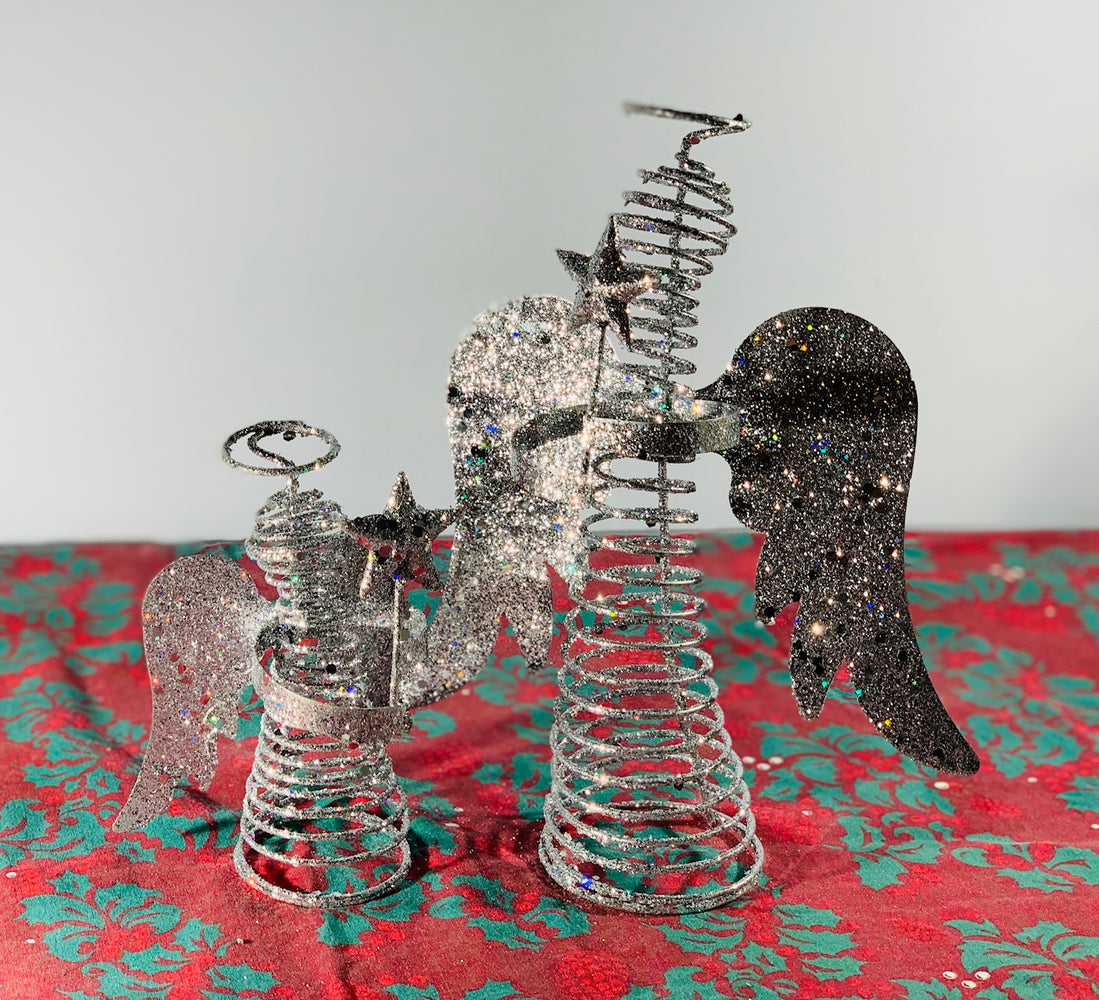 Coil Angel Tree Topper Large — GingerInteriors.co.uk