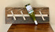 Rustic 4 Bottle Reclaimed Timber Wall Wine Rack