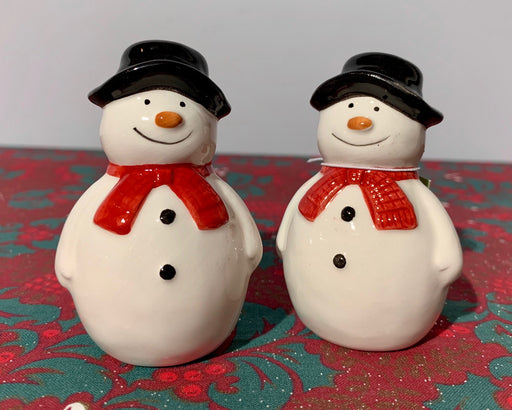 Snowman Salt And Pepper Pots