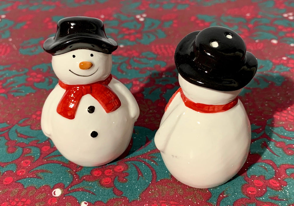Snowman Salt And Pepper Pots