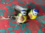 Pair of Blue Tits on Clips - Bird Christmas Tree Decorations