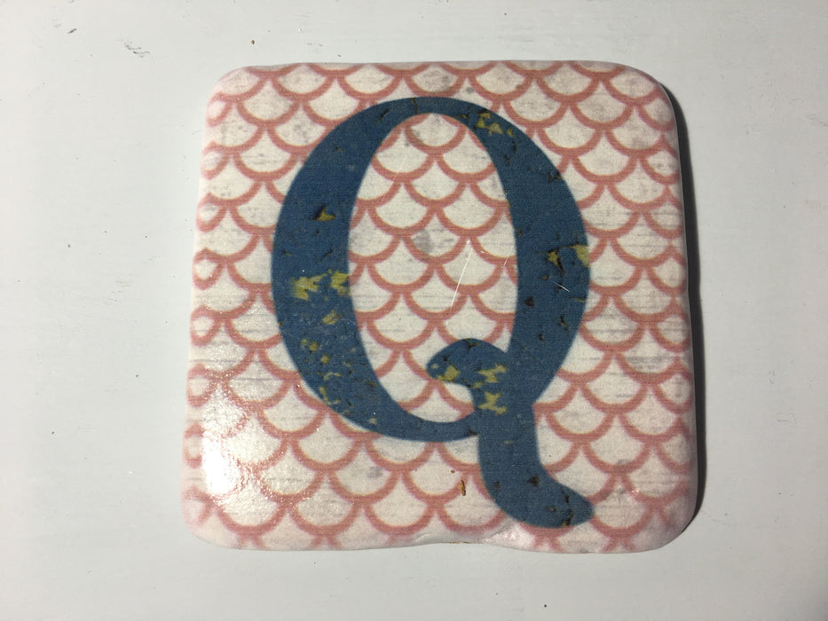 Q Alphabet Coasters