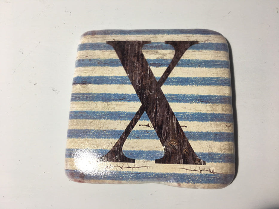 X Alphabet Coasters